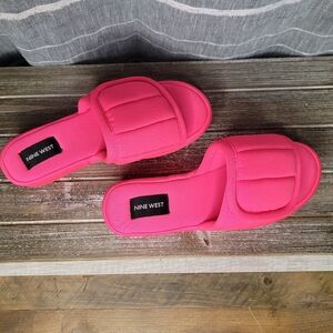 Nine West Pink Slippers with Cushioned Comfort